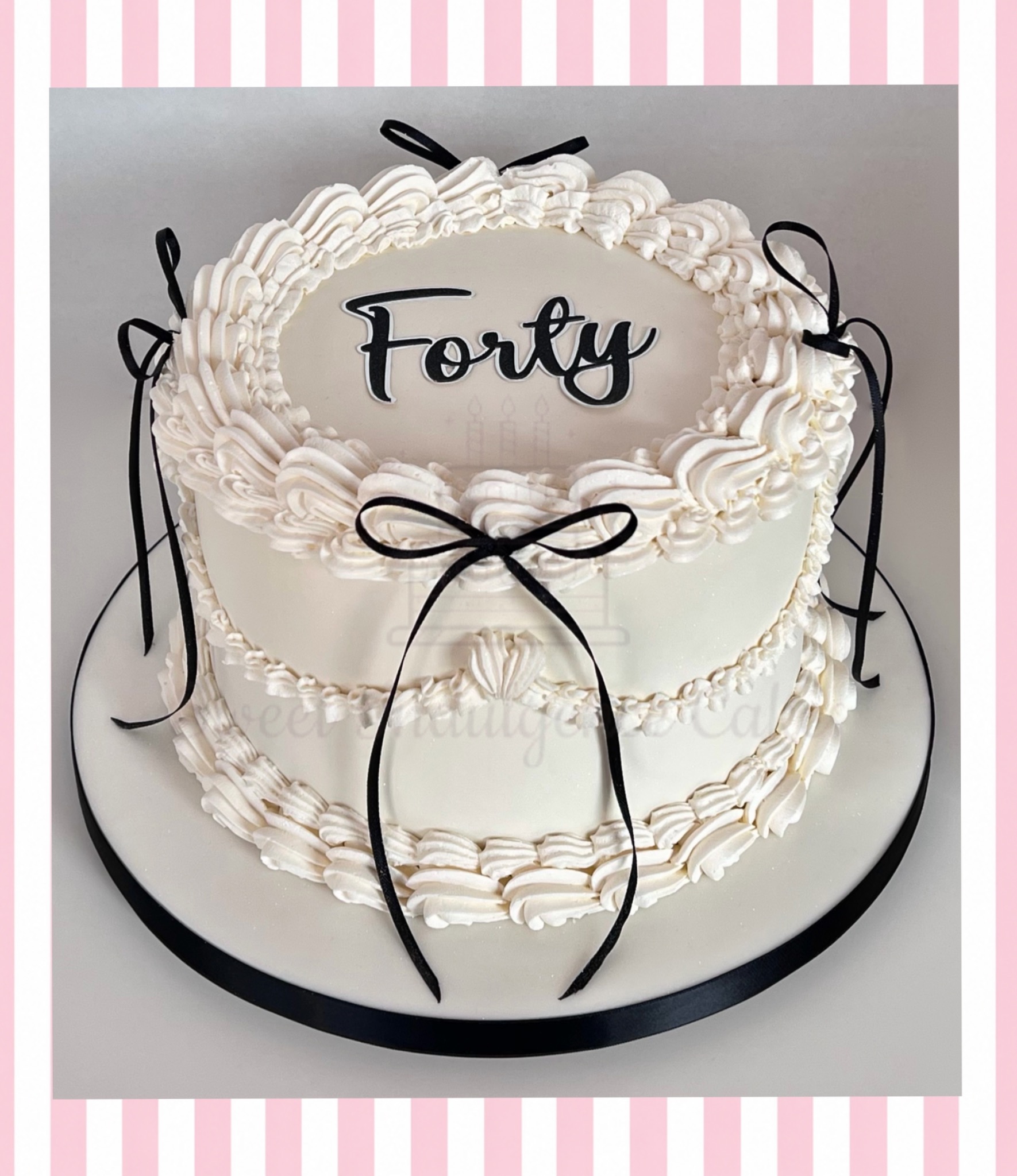 Adult Celebration Cakes example 2 by Sweet Indulgence Cakes