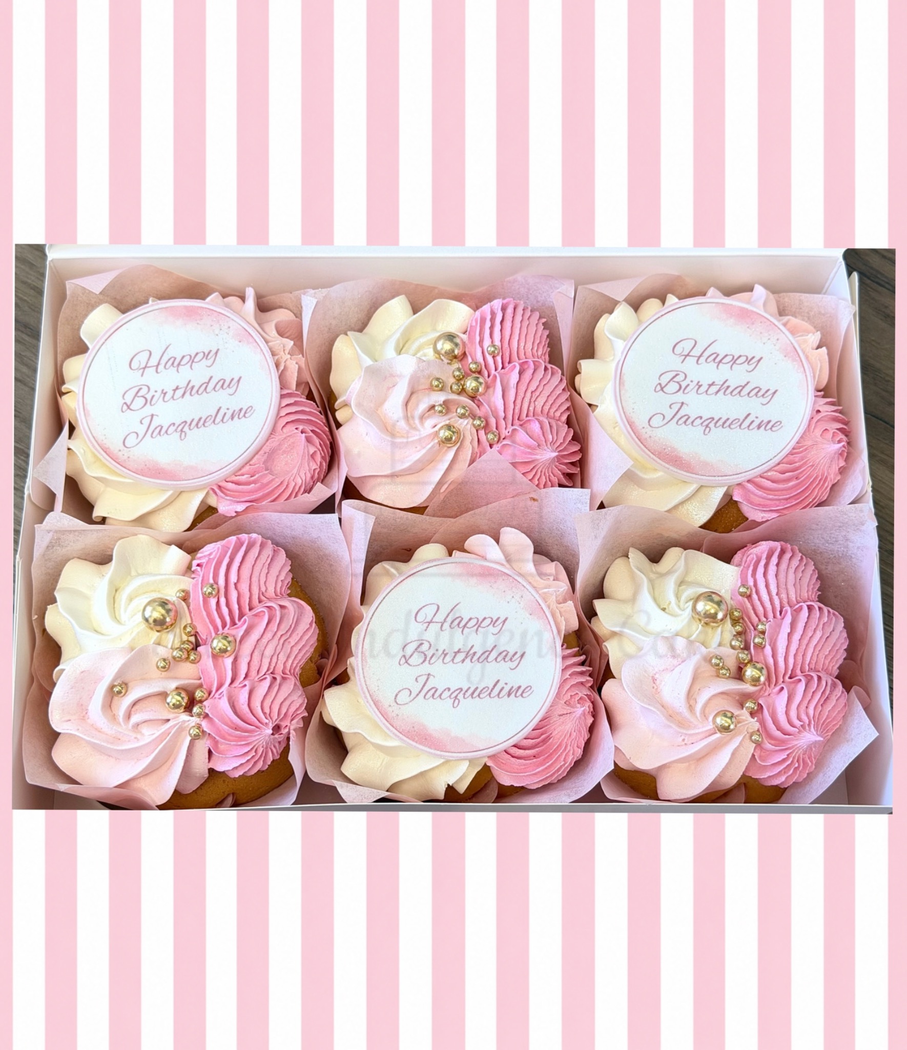 Cupcakes example 2 by Sweet Indulgence Cakes