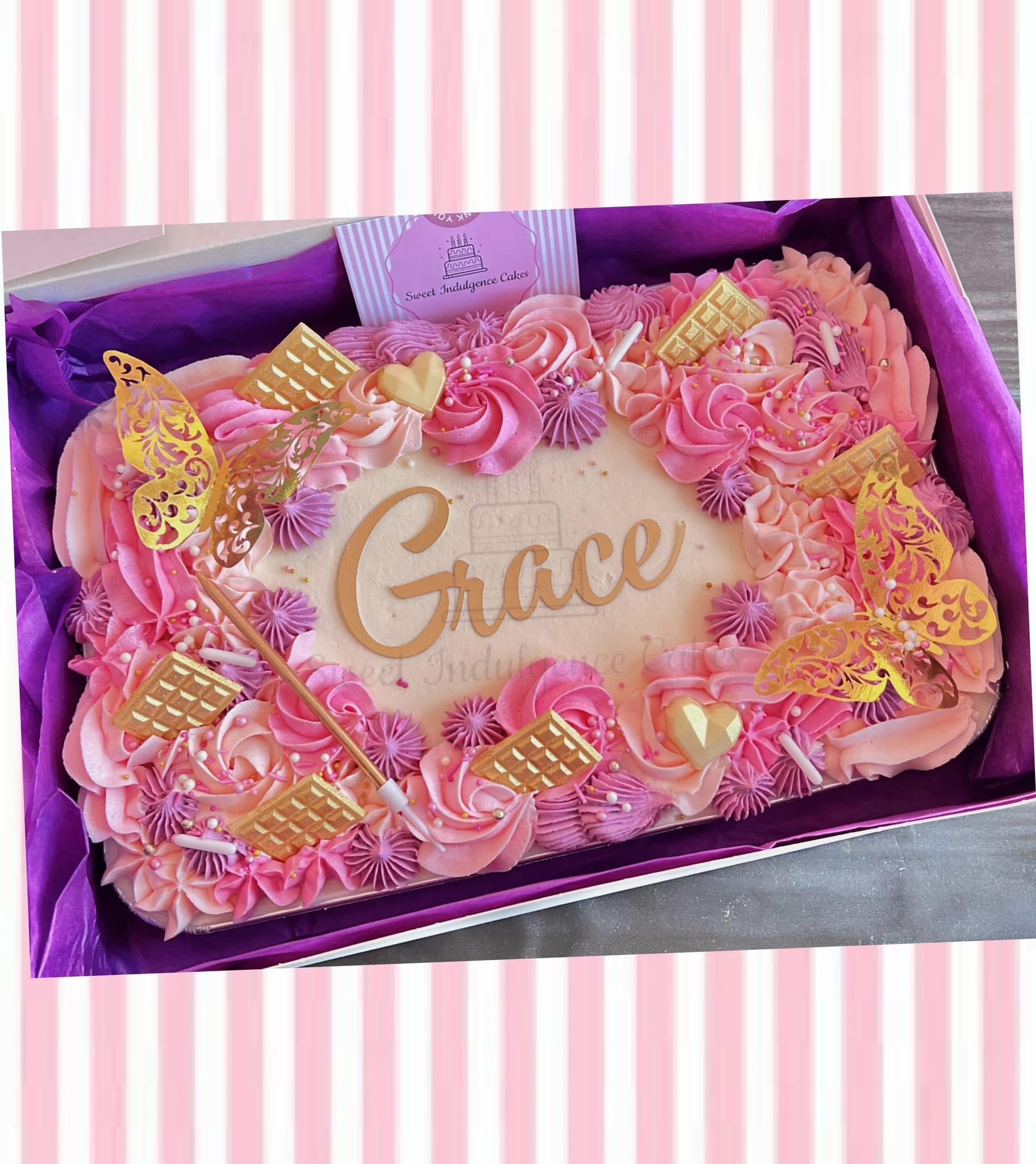 Traybakes example 2 by Sweet Indulgence Cakes