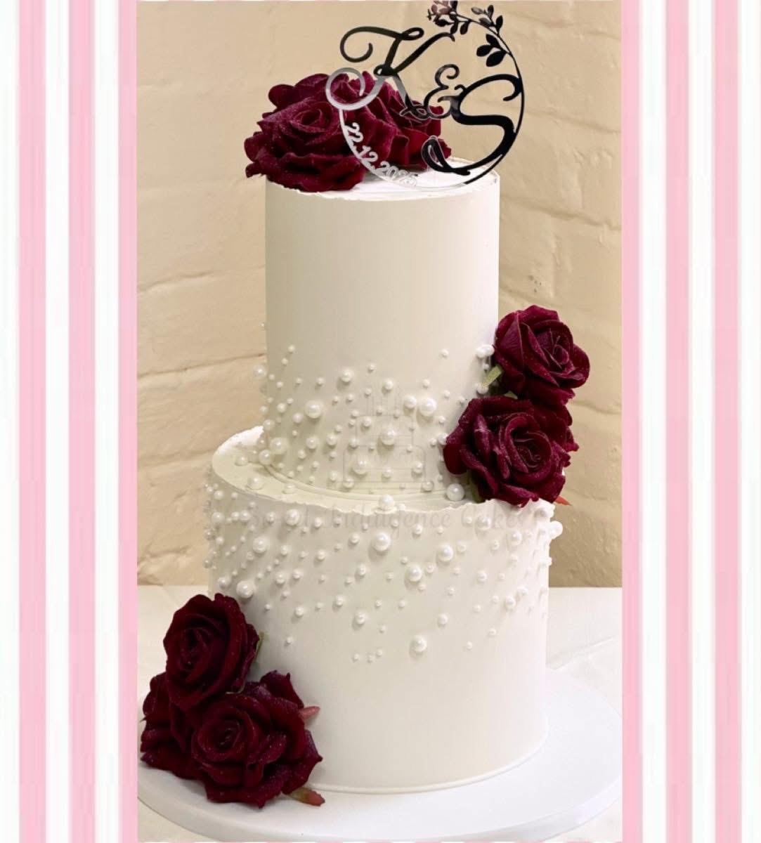 Wedding Cakes example 4 by Sweet Indulgence Cakes