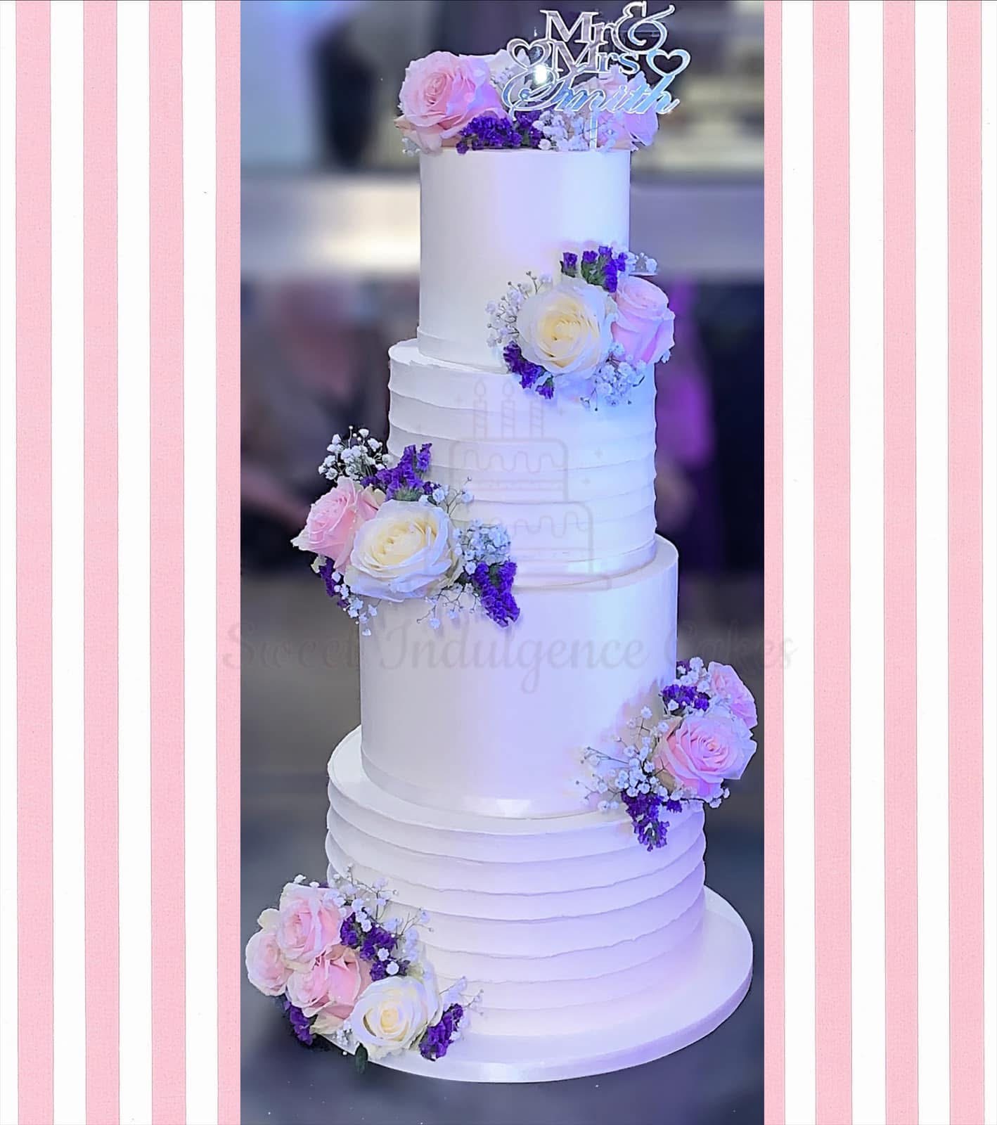 Wedding Cakes example 6 by Sweet Indulgence Cakes